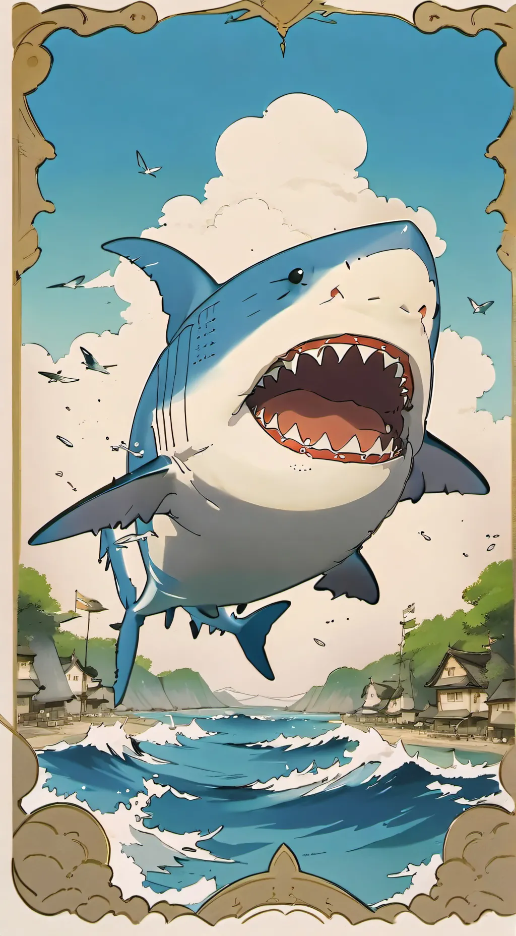 ai character: Shark Lover background