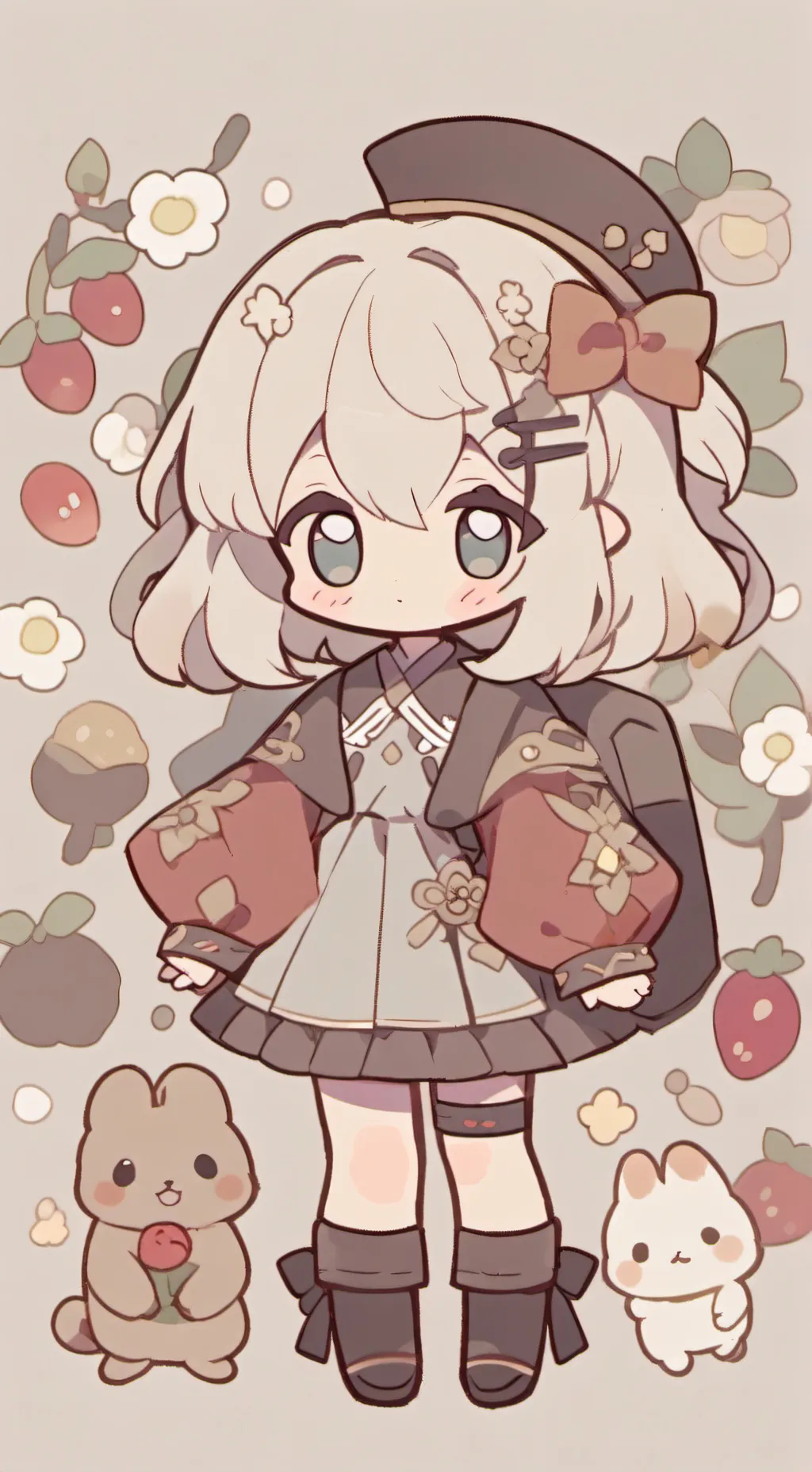 ai character: Little sister  background