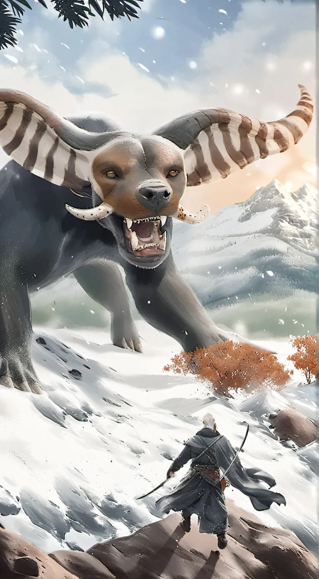 ai character: titan speakerman background