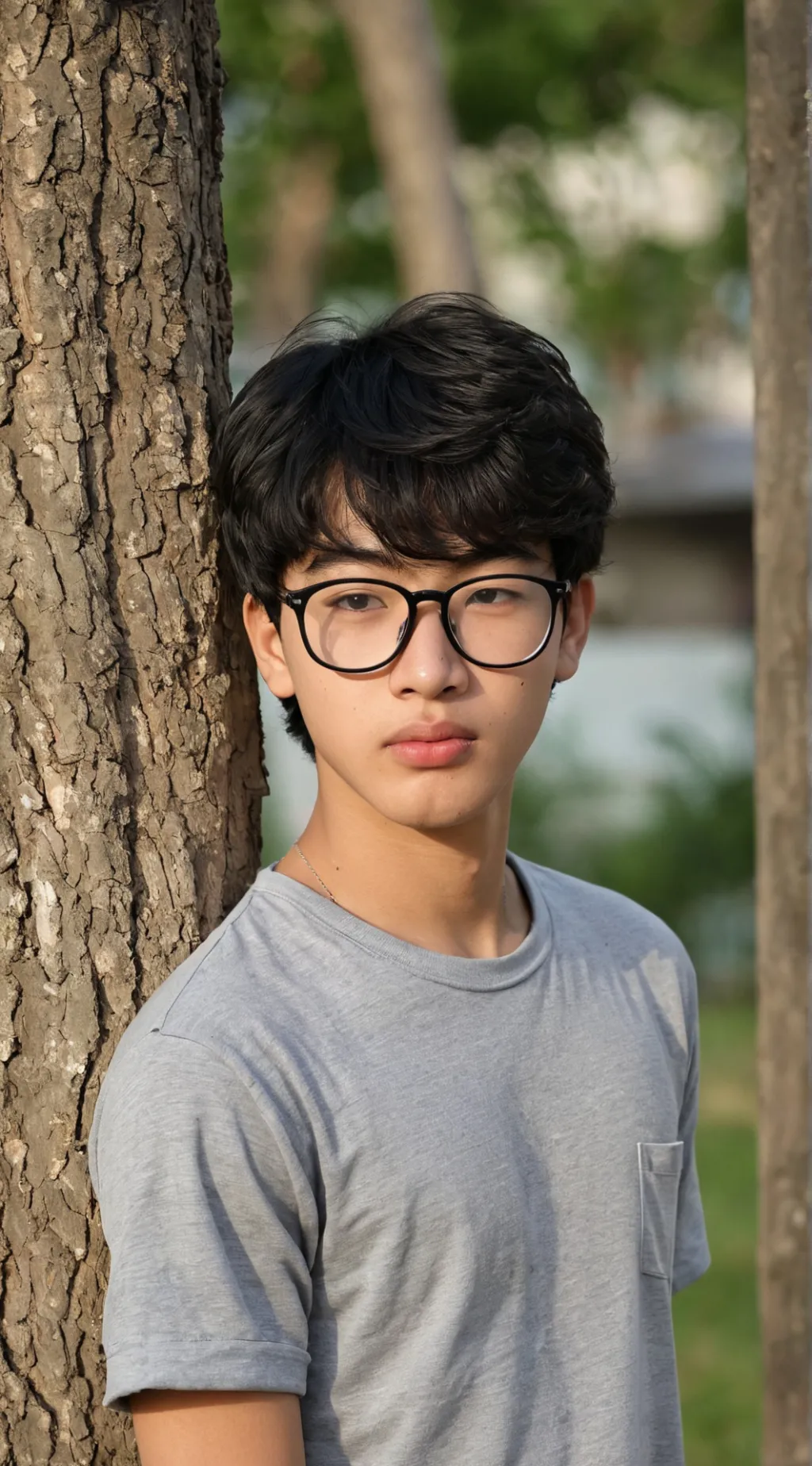 ai character: Slim background