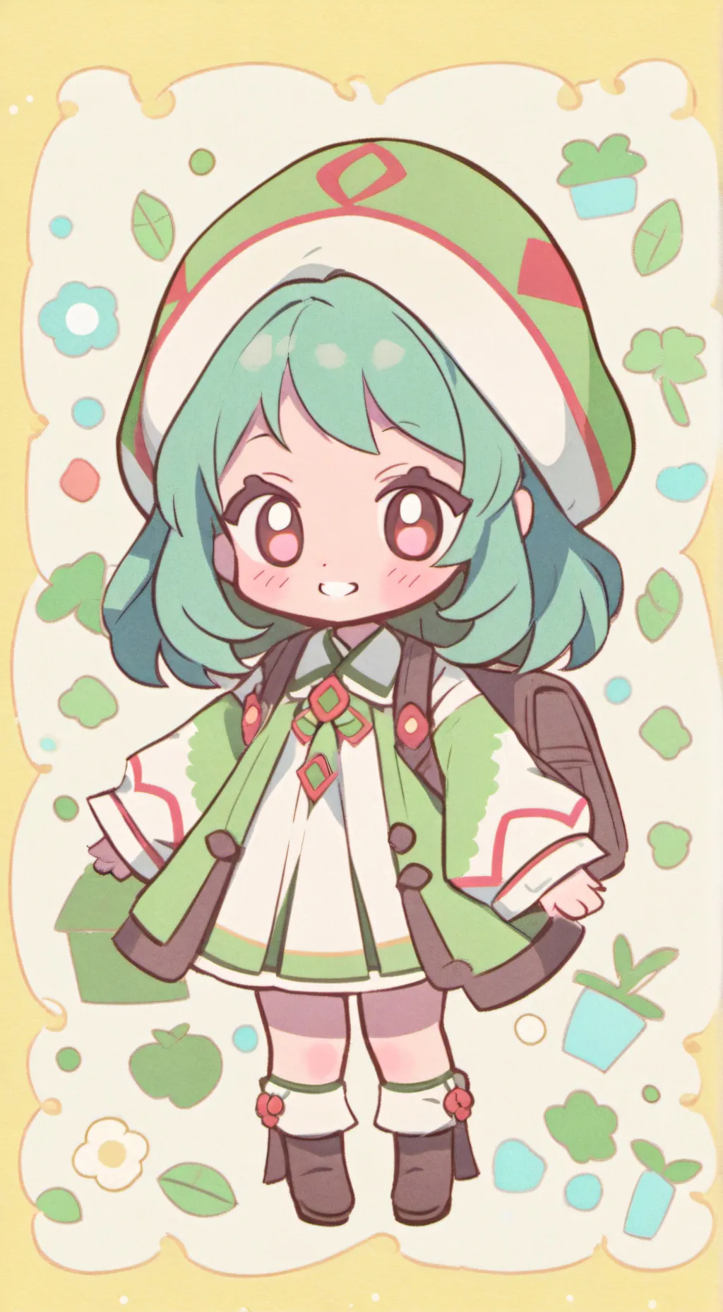 ai character: bakugo  background