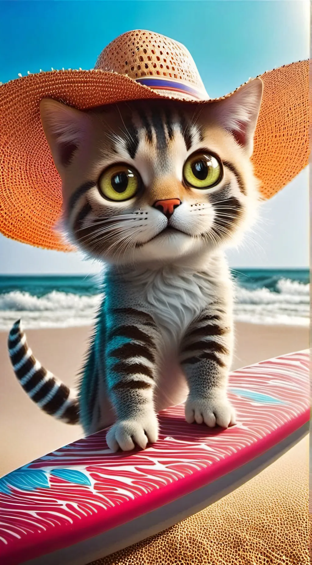 ai character: Sanderson FishCat background