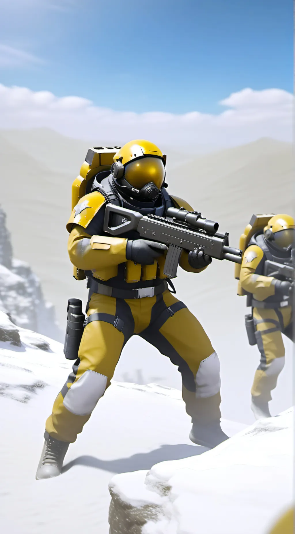 ai character: Helldivers2 background