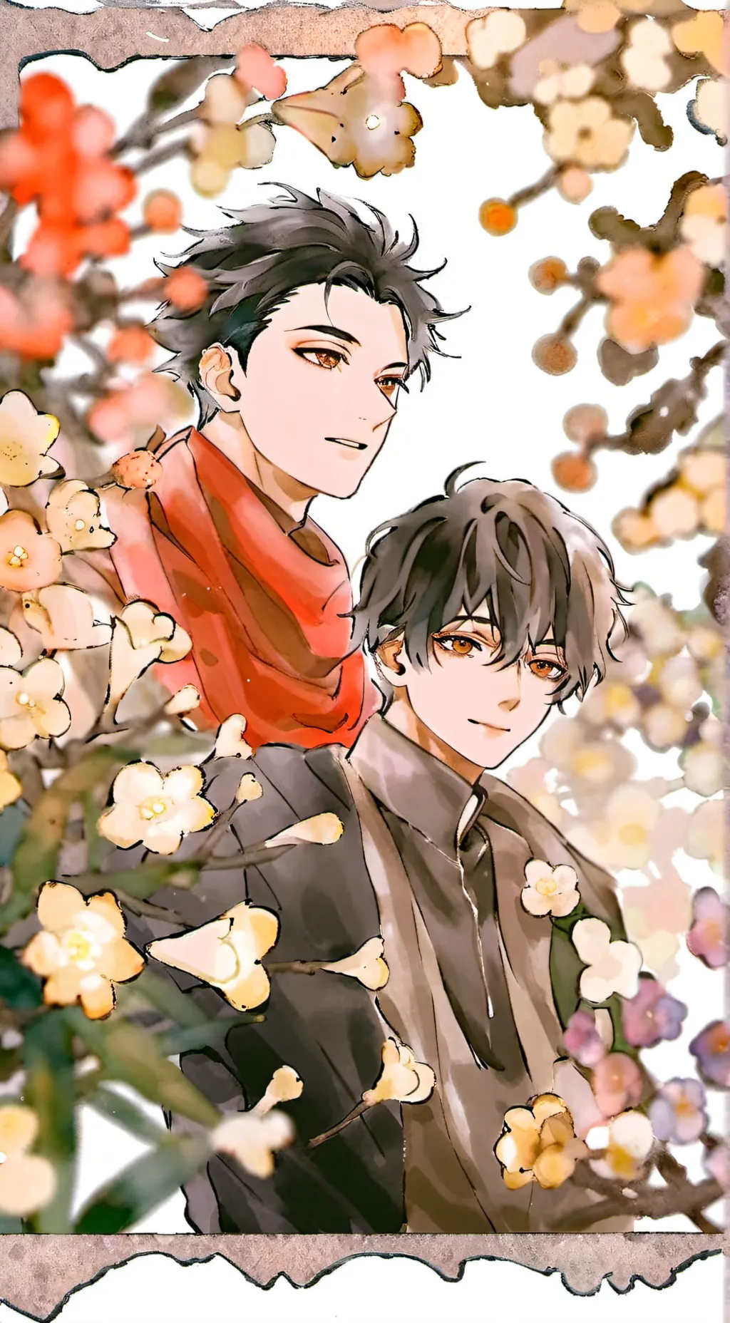 ai character: Kny mets Mha/Bhna background