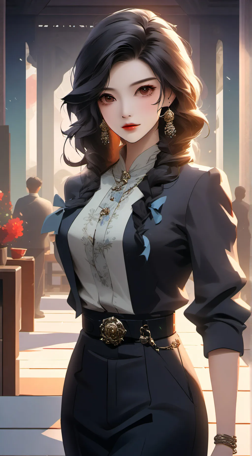 ai character: Sprunki te odian background