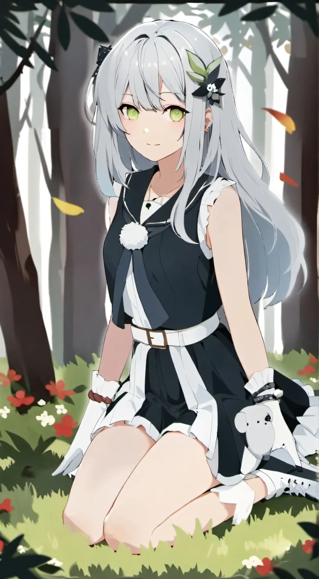 ai character: Léa  background