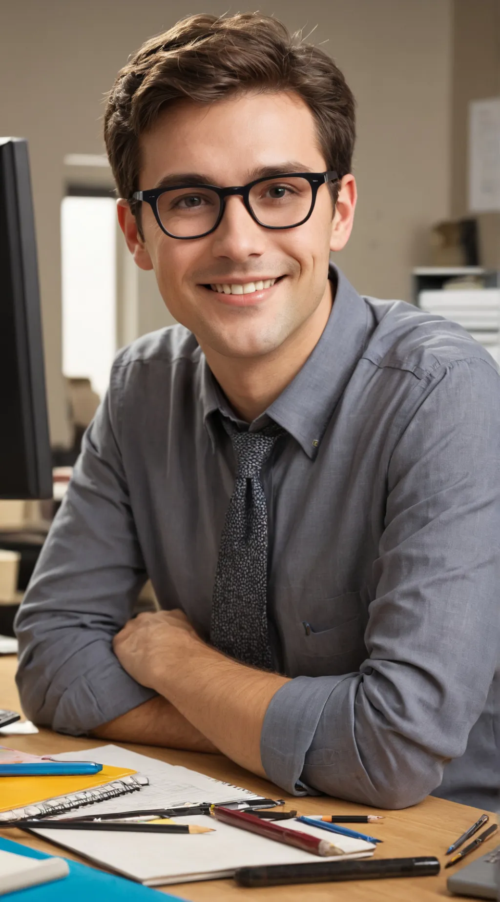 ai character: Jim Halpert background