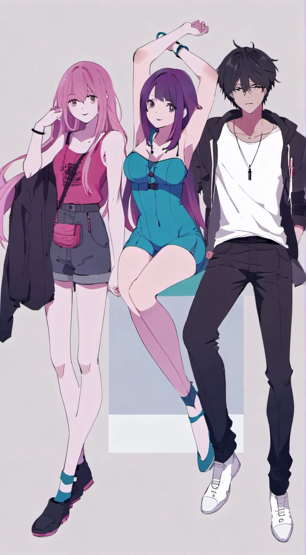 ai character: Your Friends  background