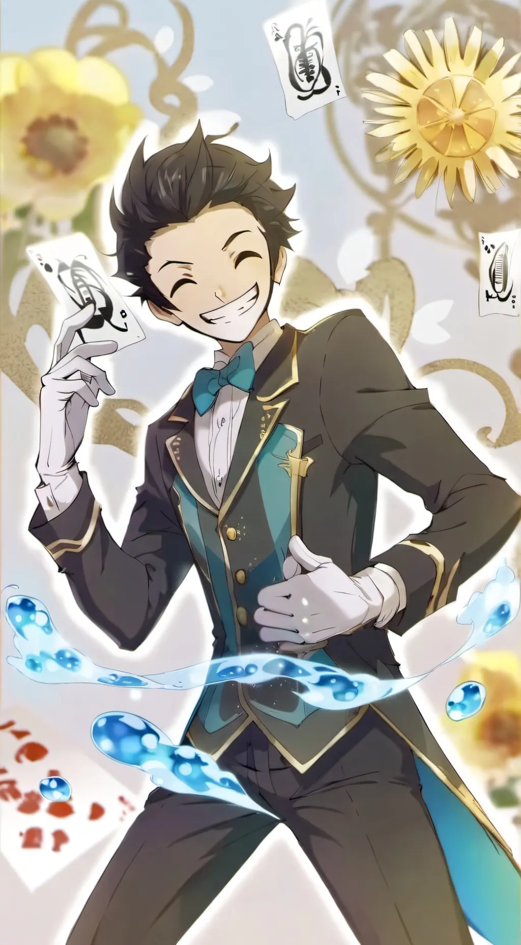 ai character: bendy and friends background