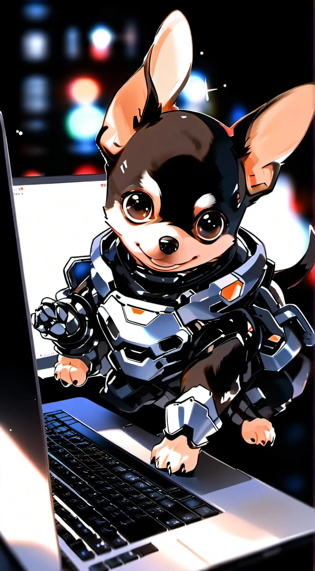 ai character: Bitmoji background