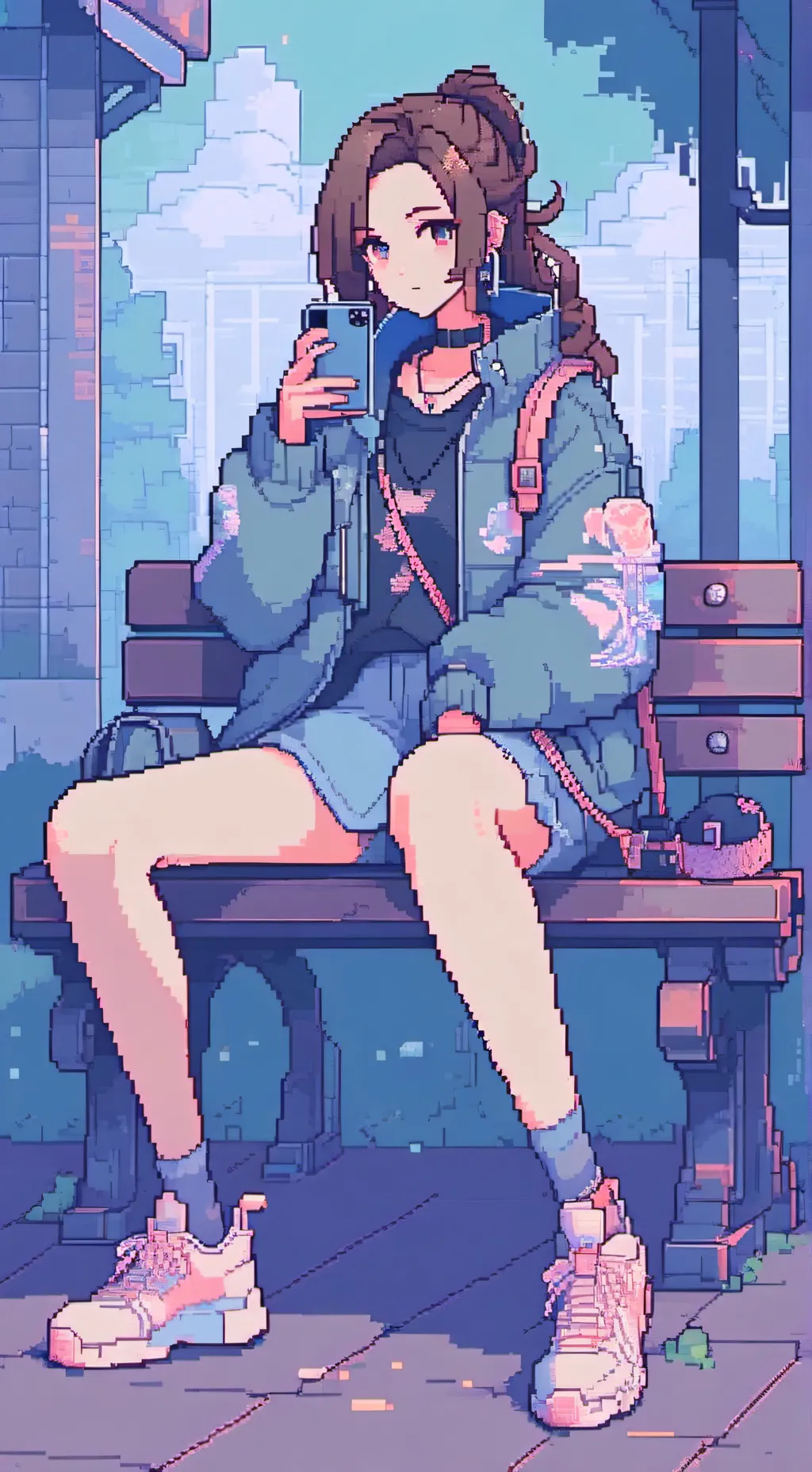 ai character: ♤-<Kayla>-♤ background