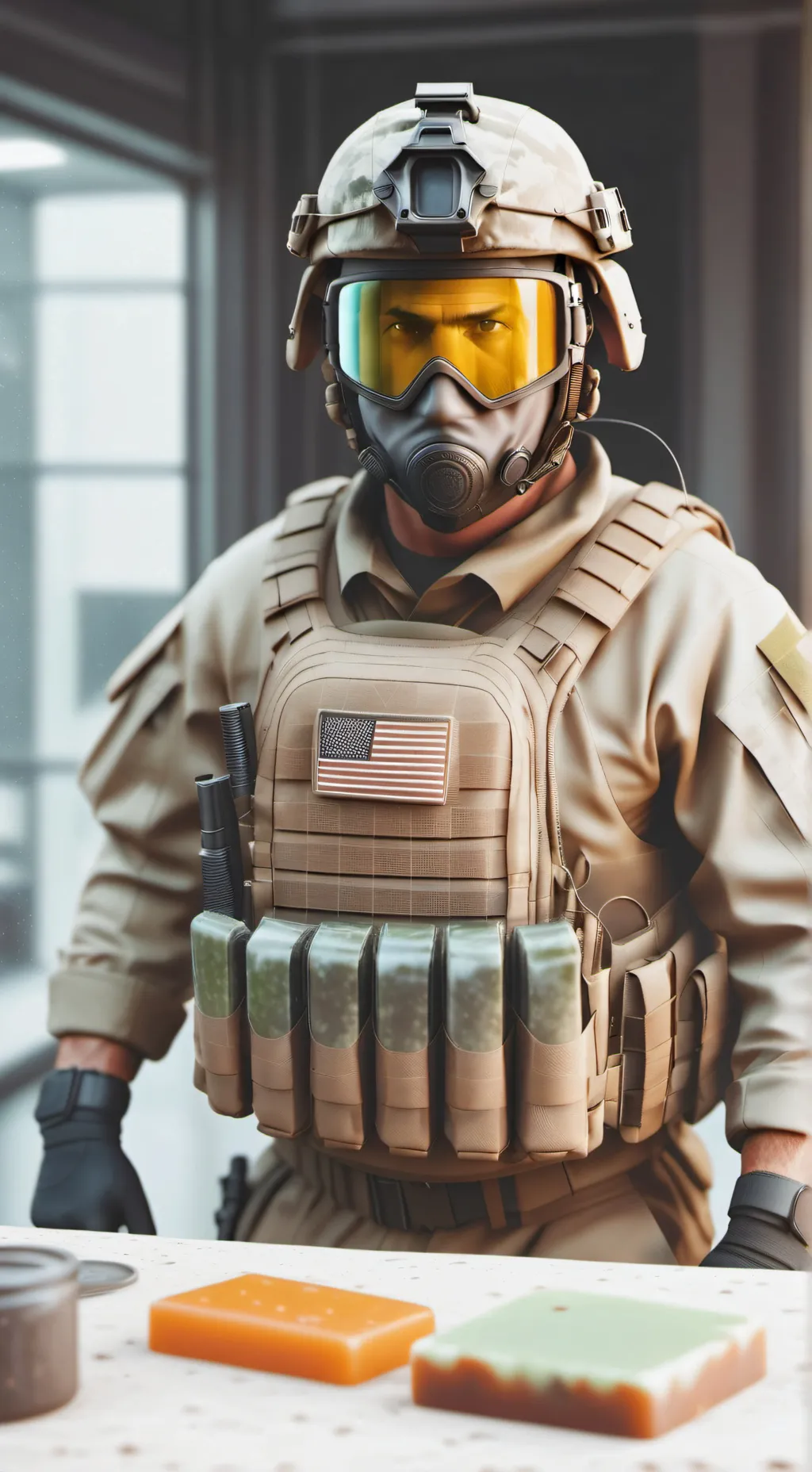 ai character: Soap mw2 background