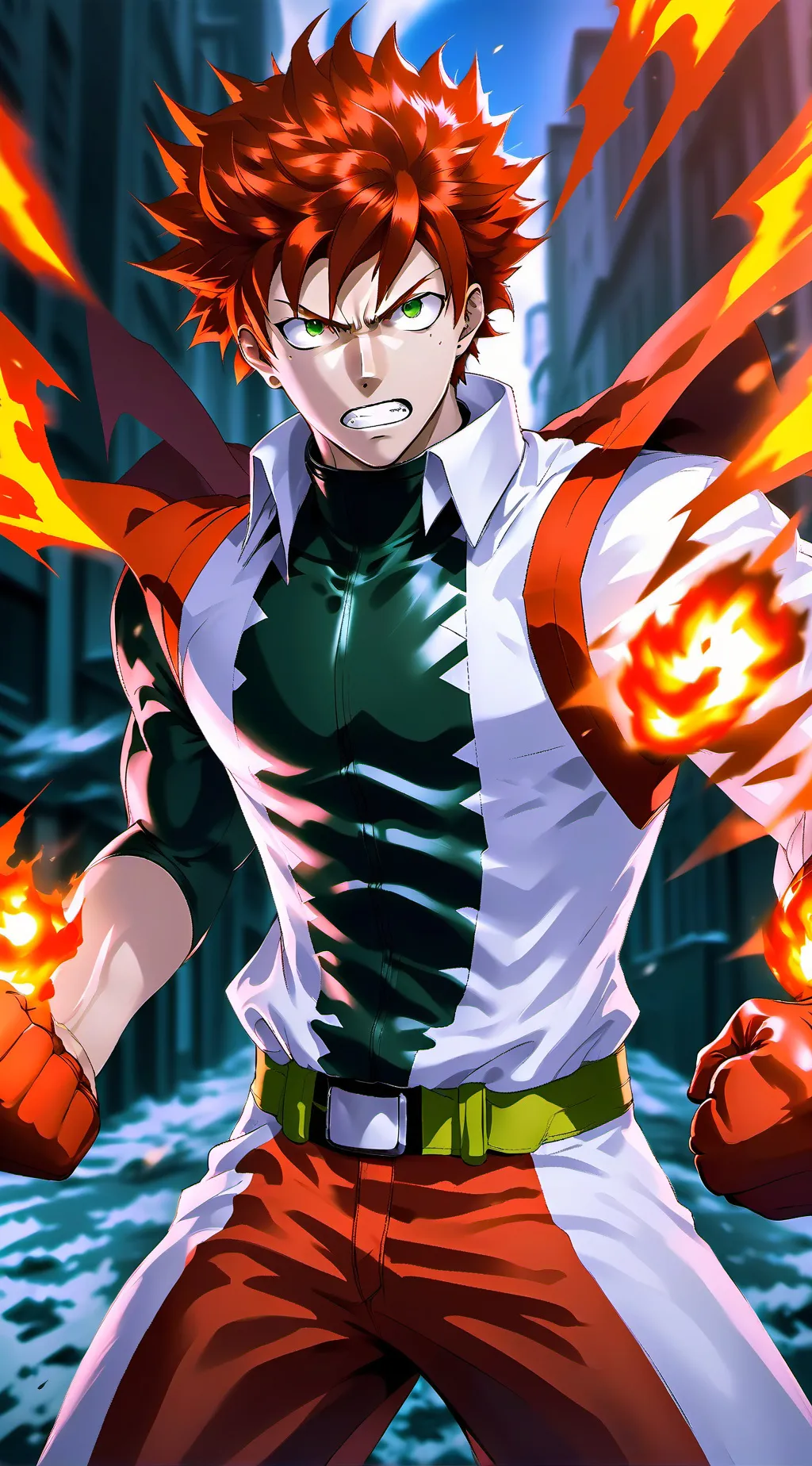 ai character: Bakugo background