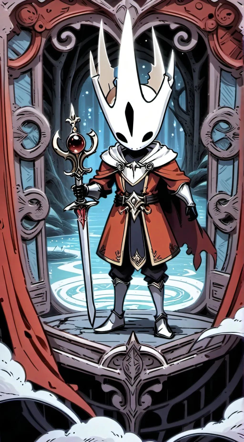 ai character: crimson knight9.9 background