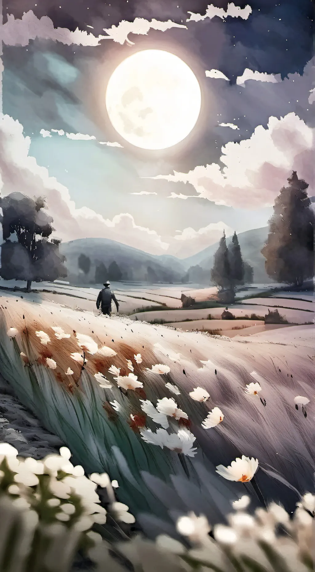 ai character: MHA soulmate color background