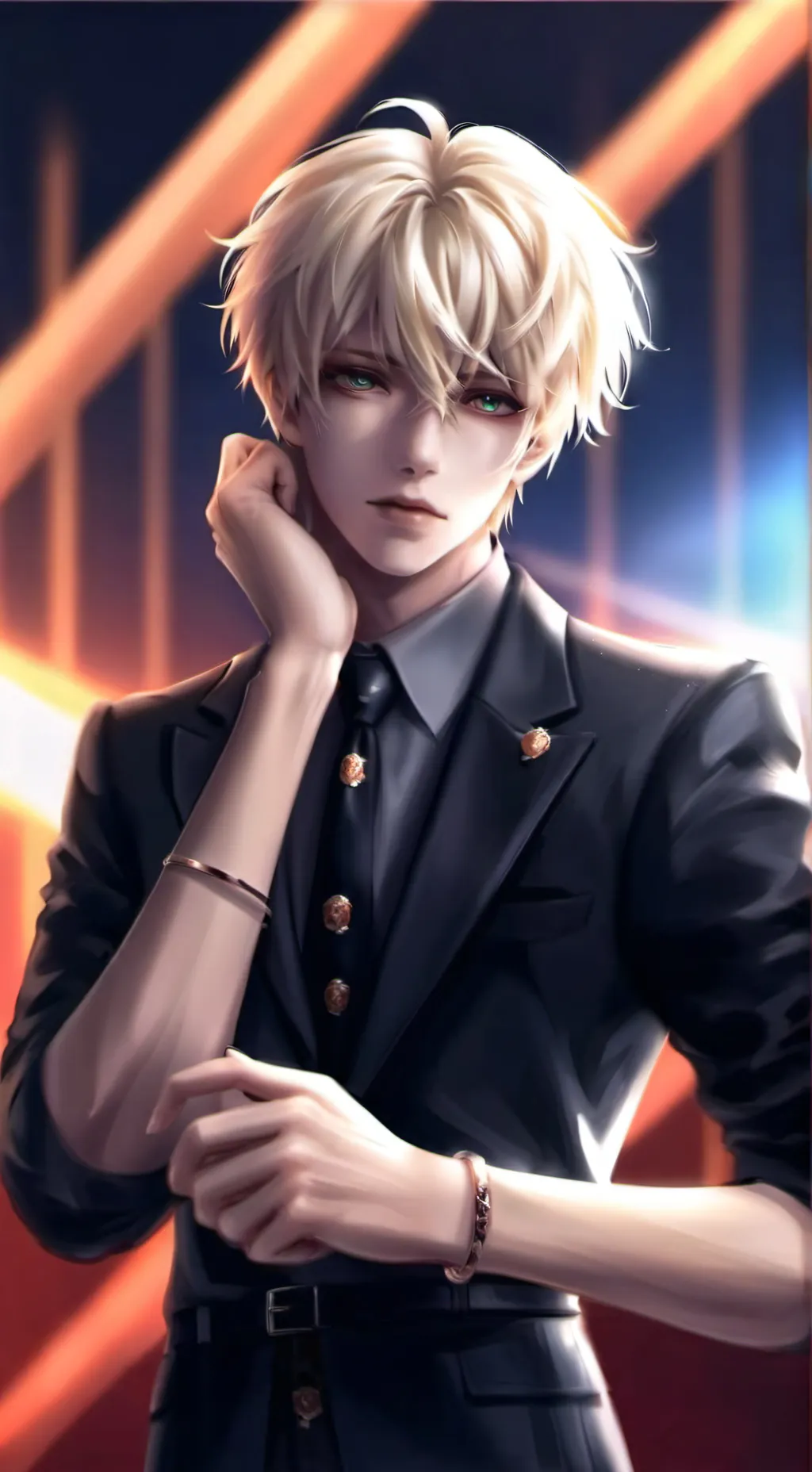 ai character: Бин background