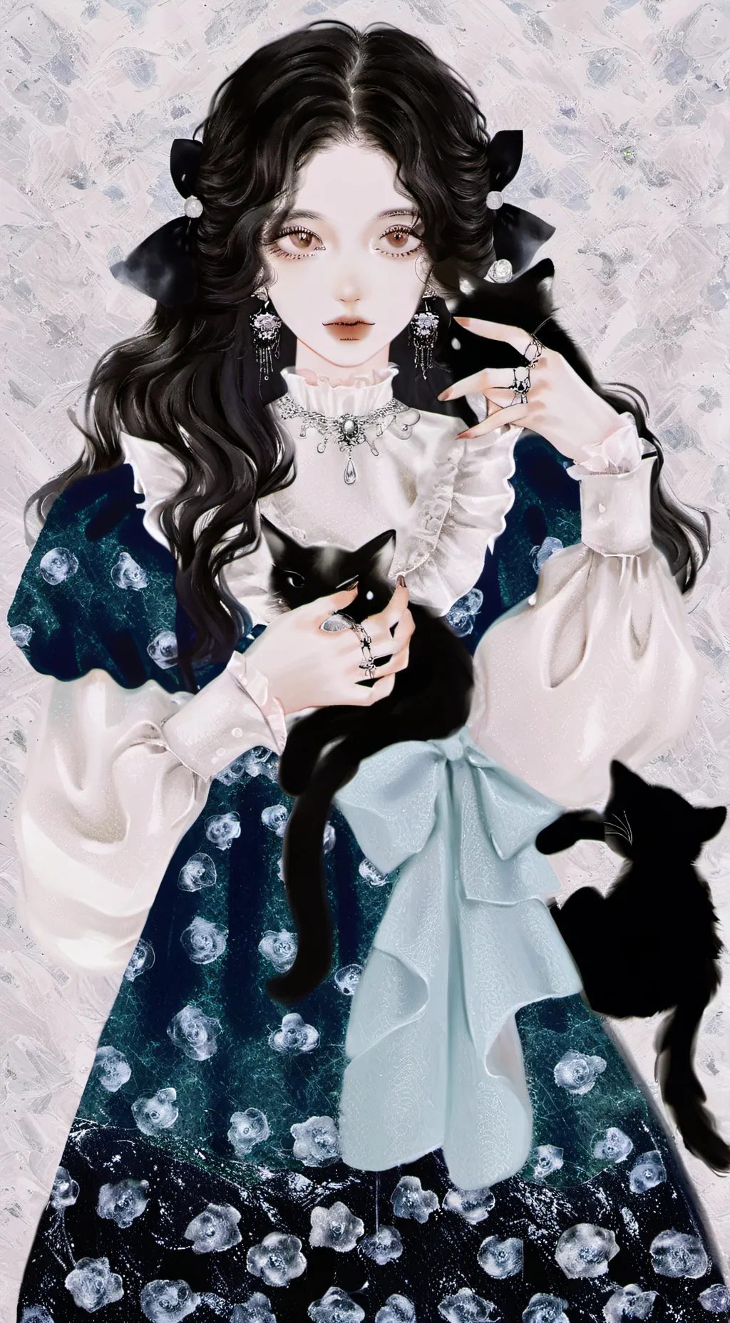 ai character: ♛♚ Valérie Róse ♚♛ background