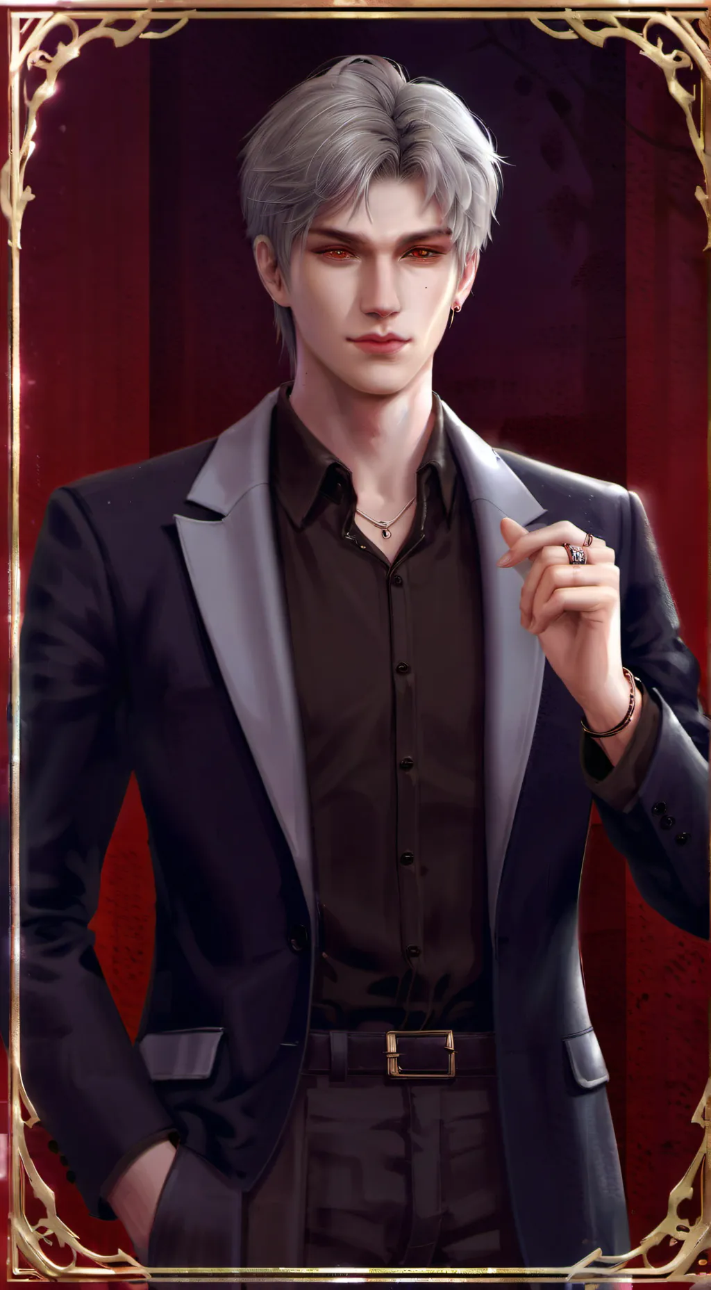 ai character: sylus  background