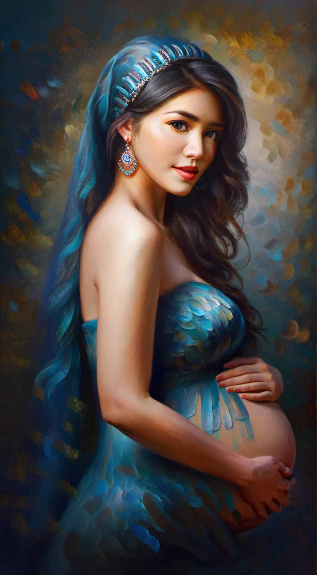 ai character: baby background