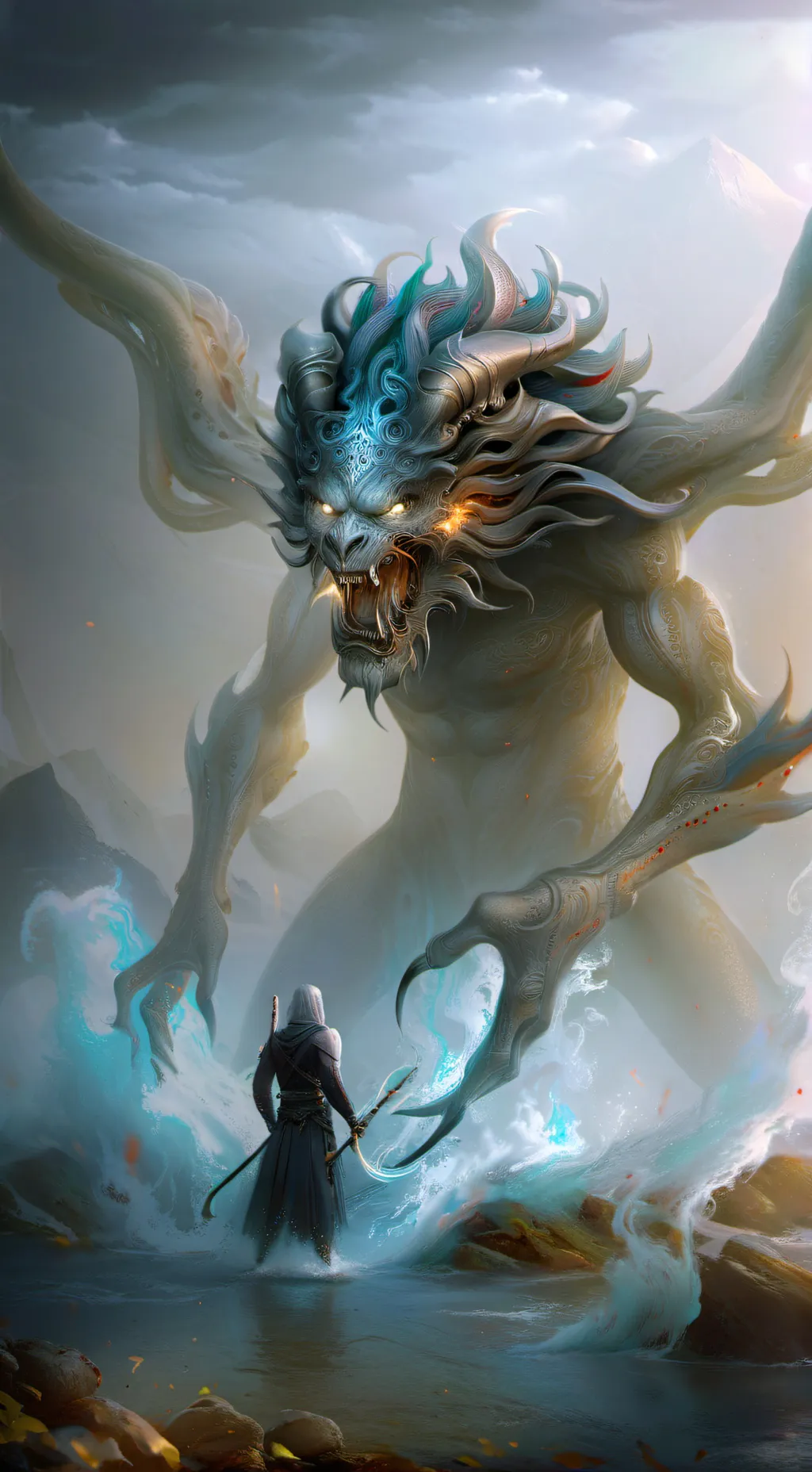 ai character: creature capturer background