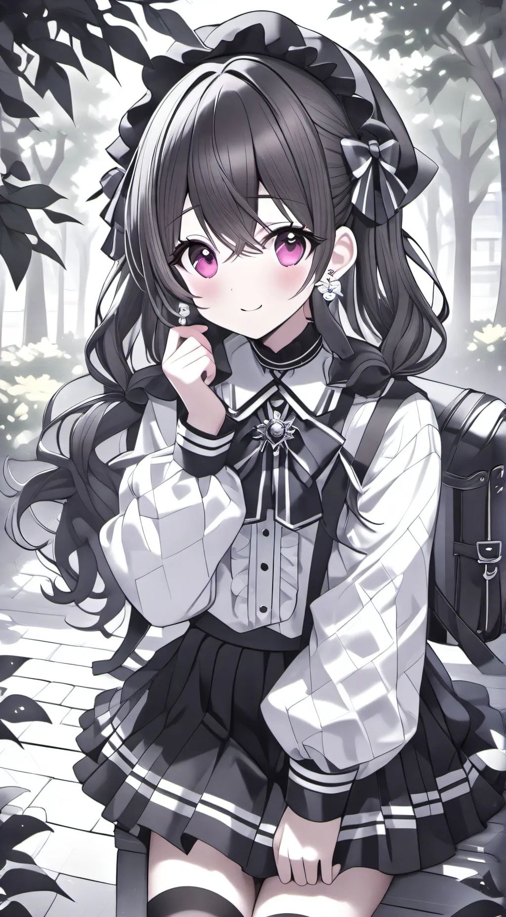 ai character: MHS break in!!!!! background