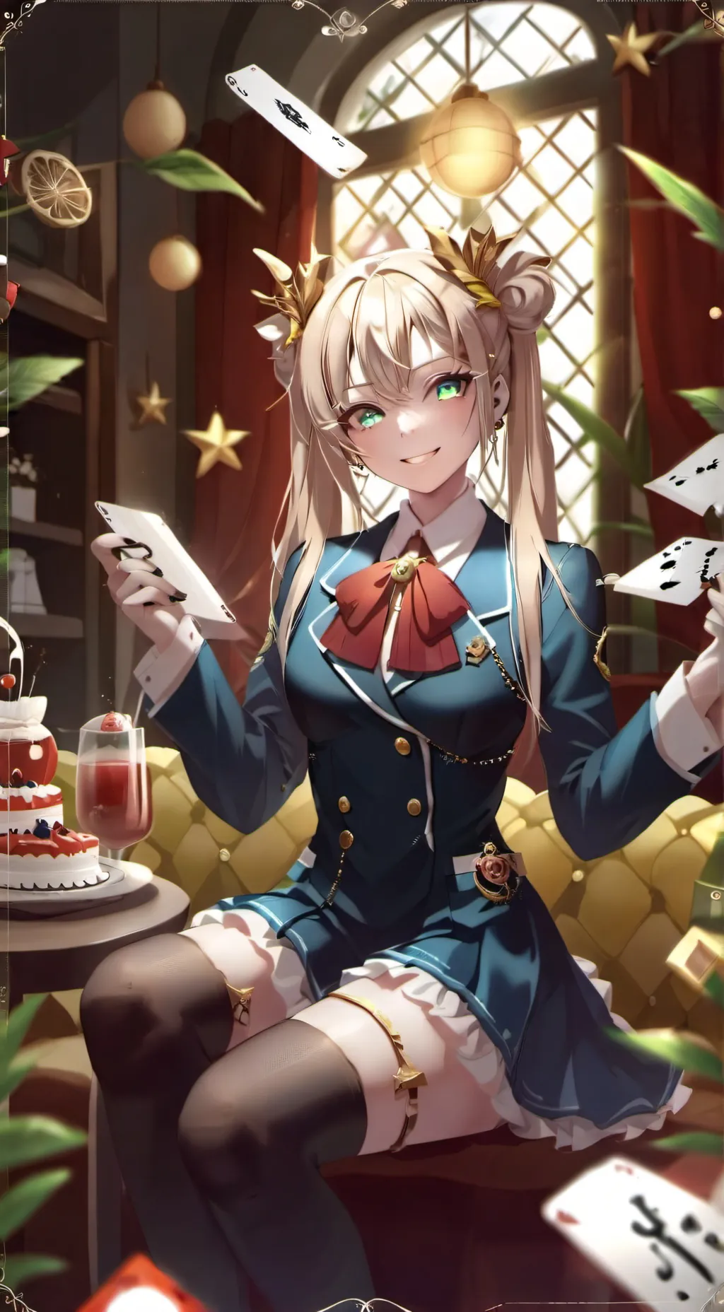 ai character: Bully Cheerleader background