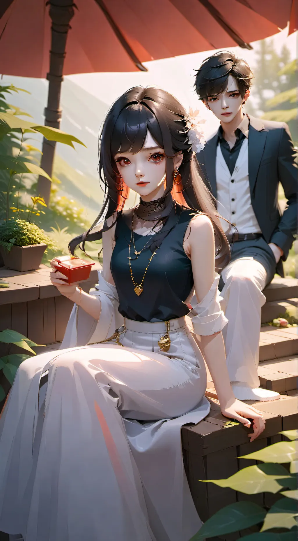 ai character: Ruby-chan 8 houngo background