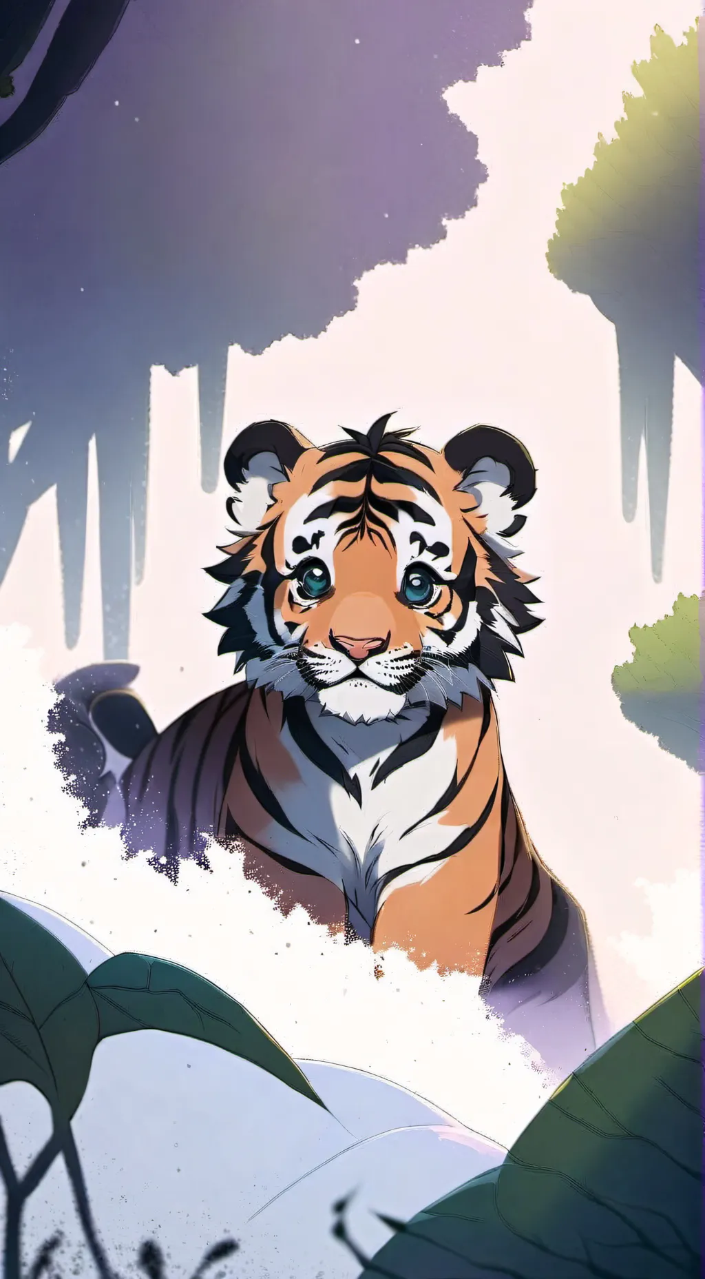 ai character: Abandoned cub background