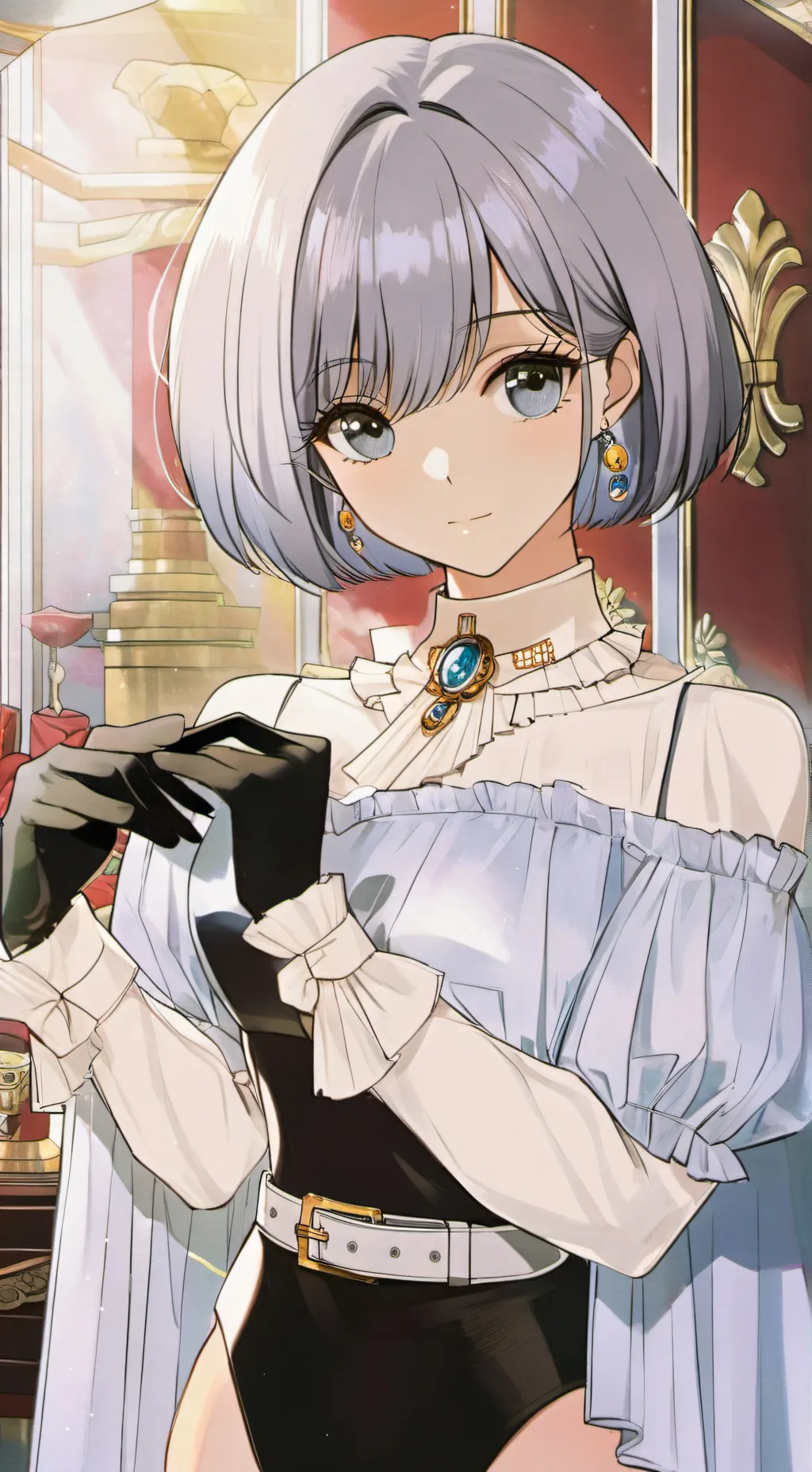 ai character: 私辶 background