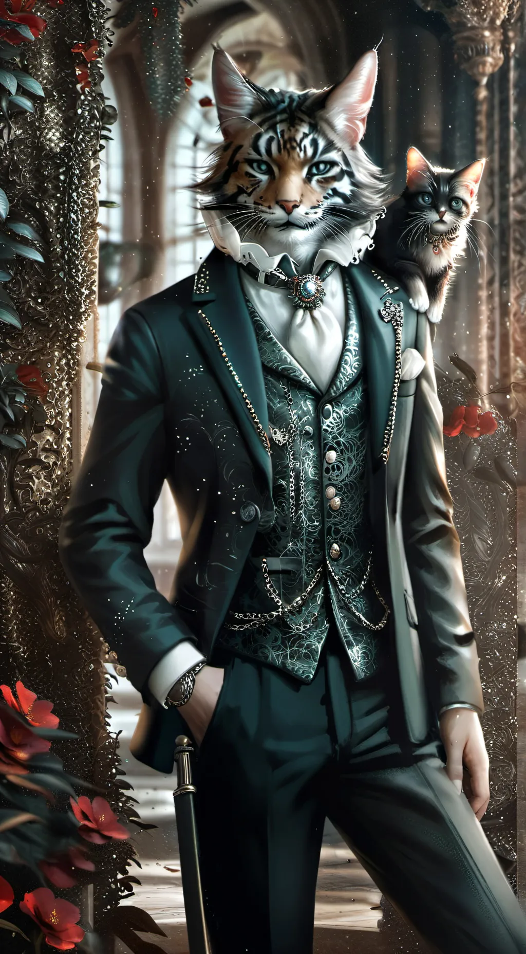 ai character: el rey gato background