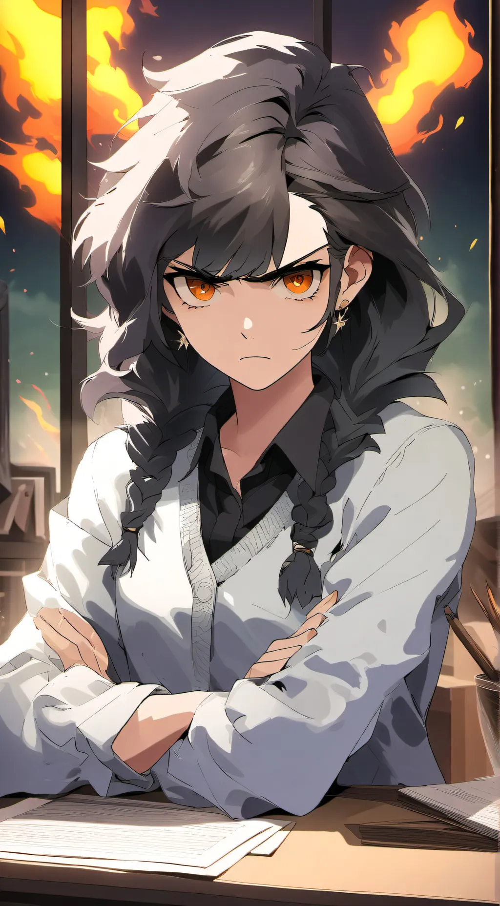 ai character: Leah background