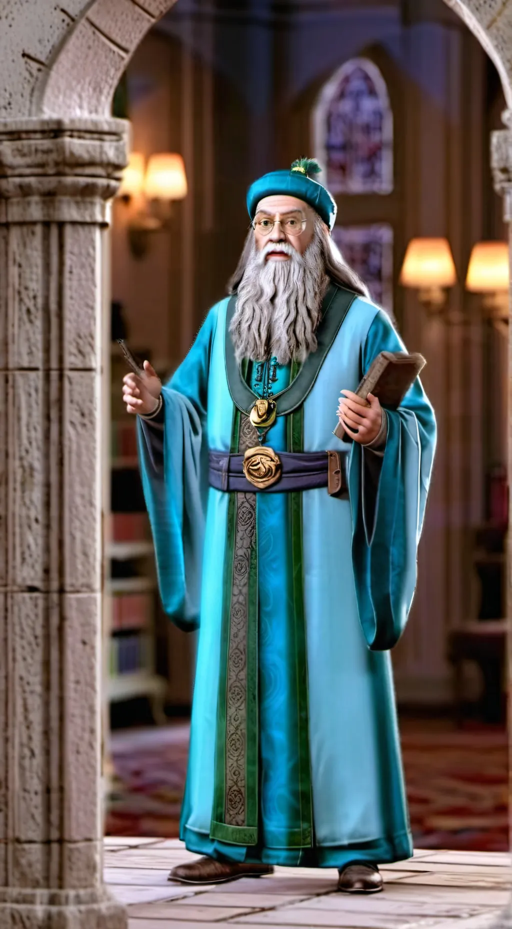 ai character: Dumbledore background
