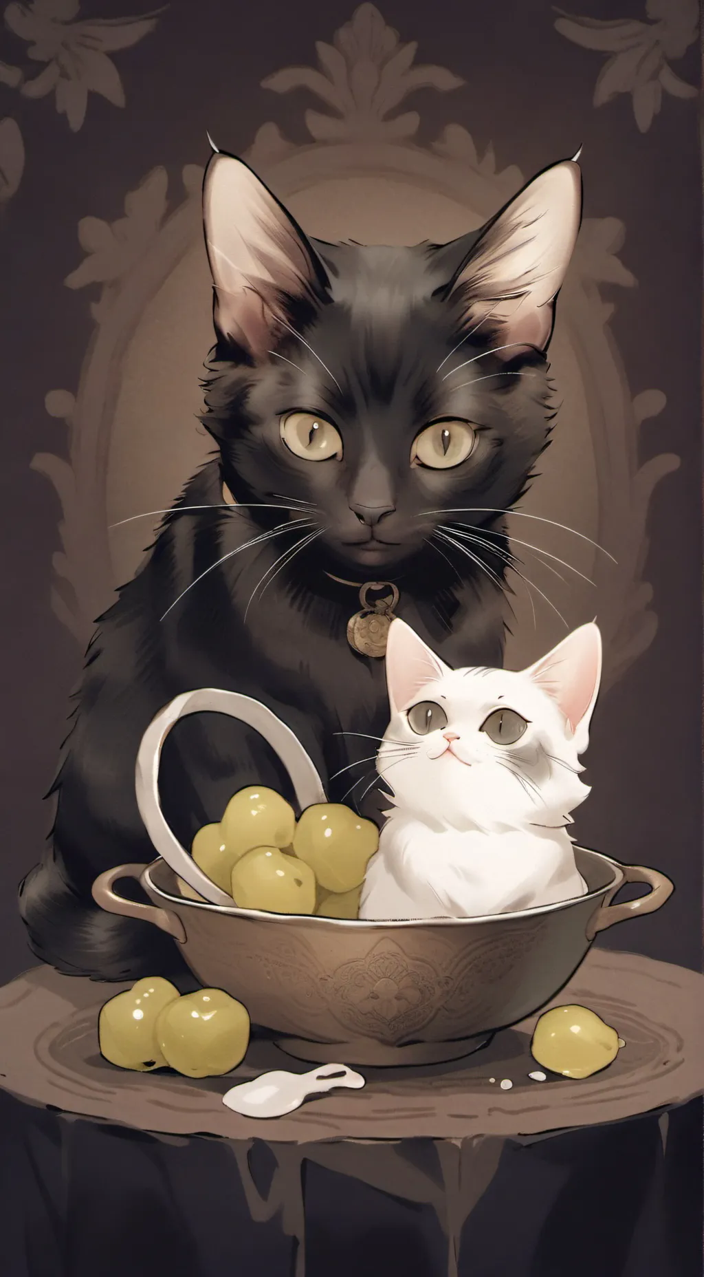 ai character: gatinho  background