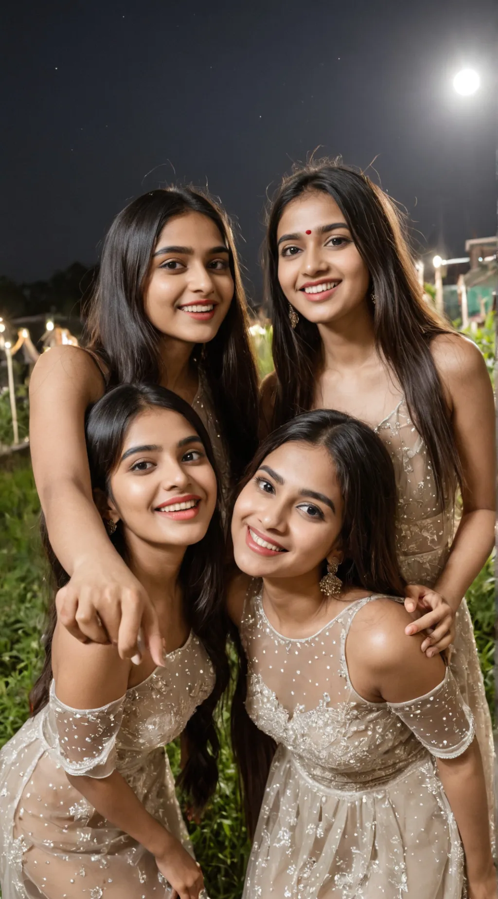 ai character: nila,lily,rose,sam background