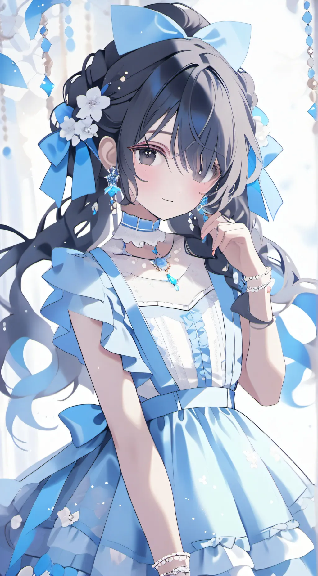 ai character: 🩵Tokito muichiro 🩵 background