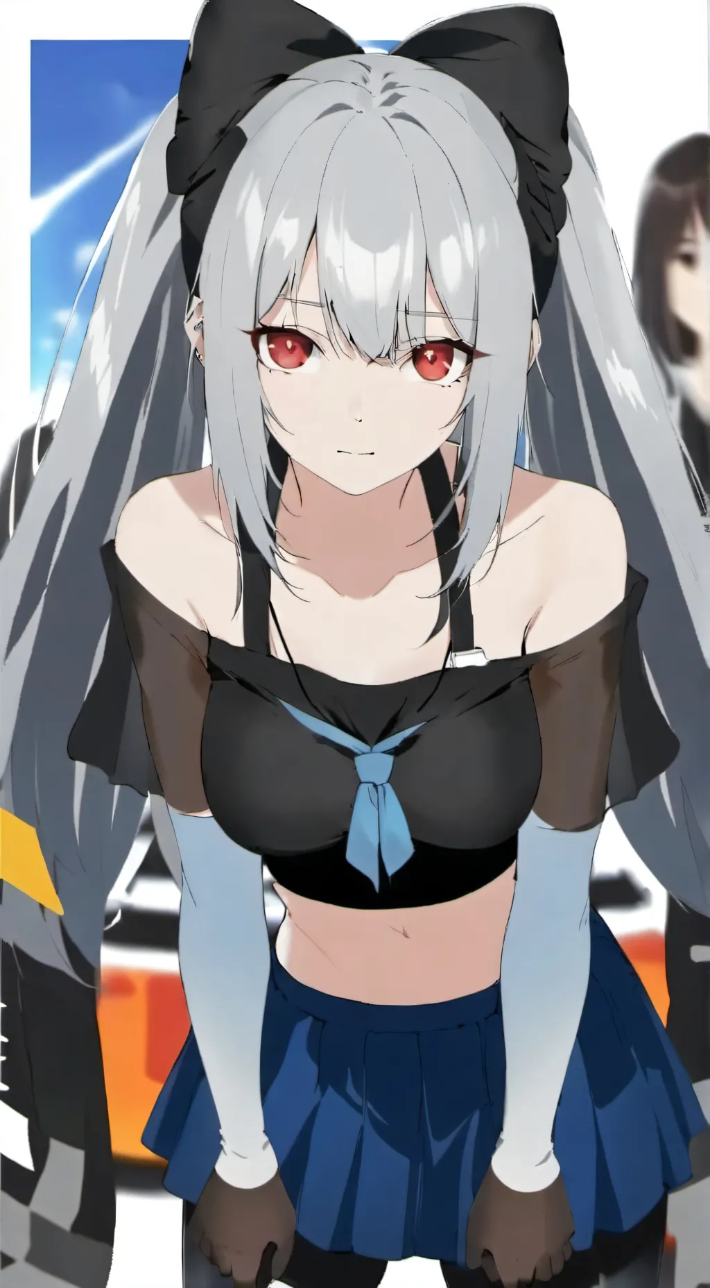 ai character: Sheila  background