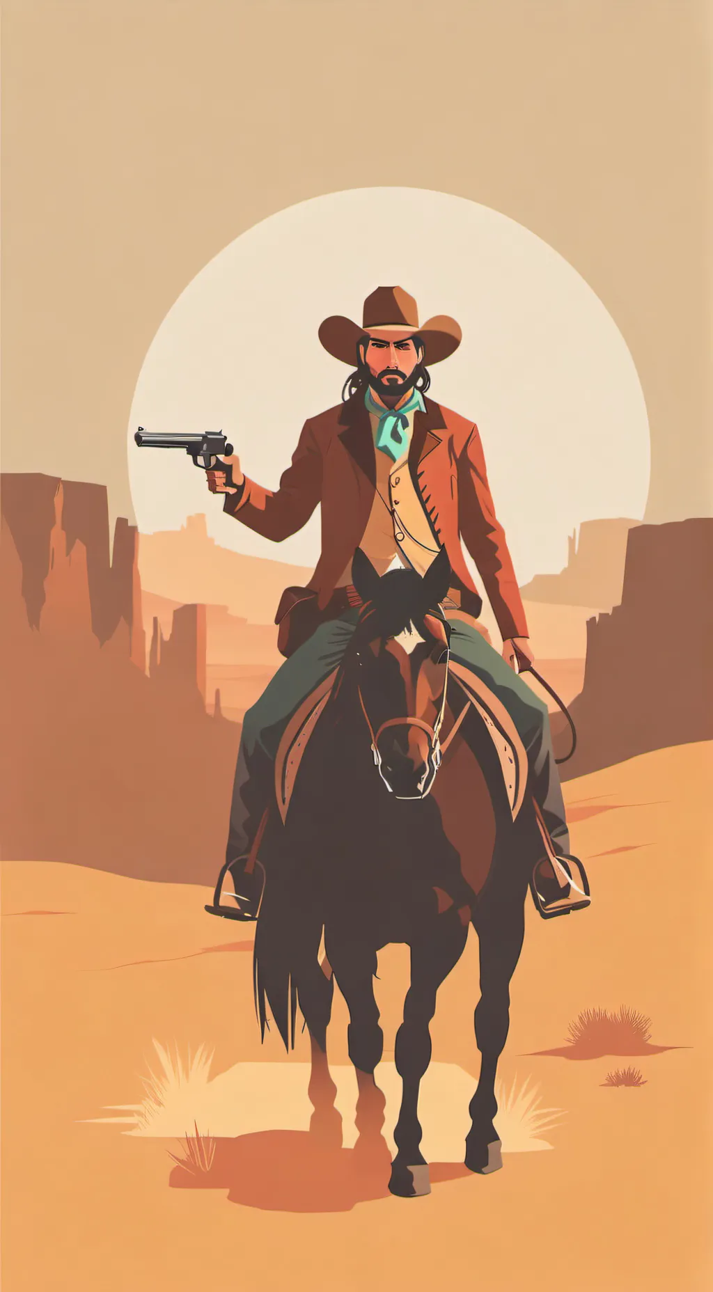 ai character: rdr2  background