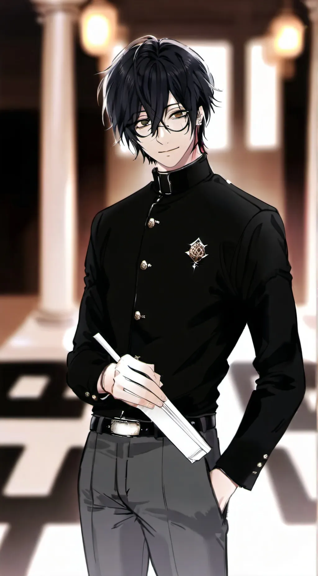 ai character: asher background