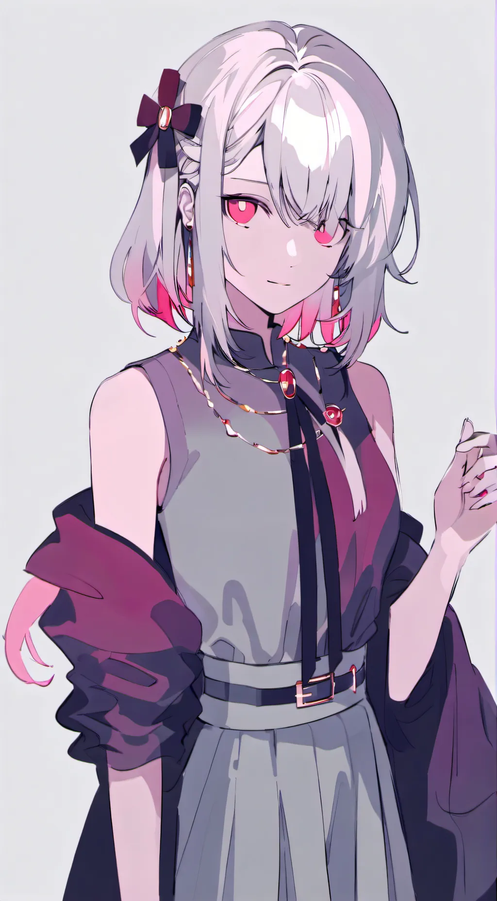 ai character: A M Y 👾 background