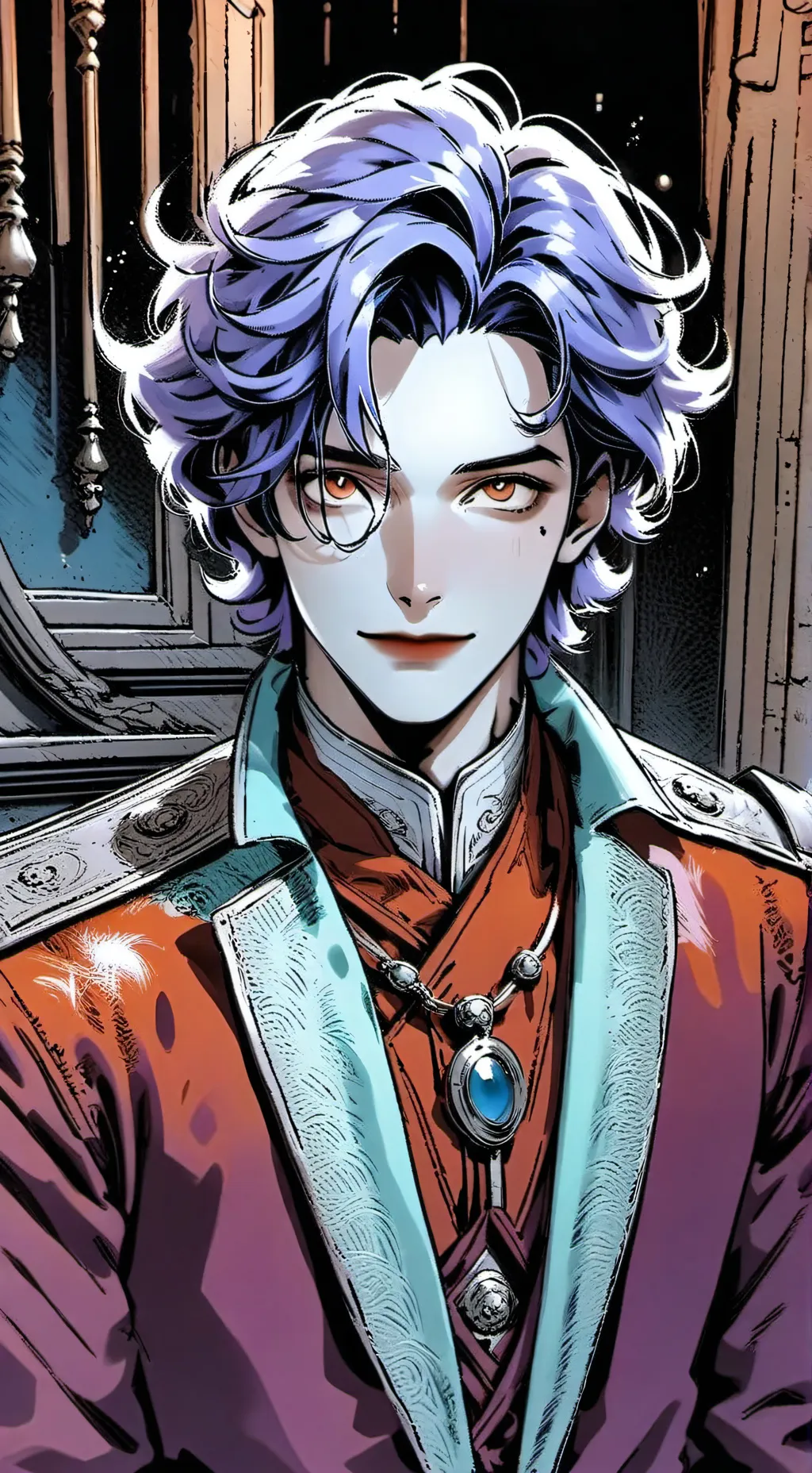 ai character: 🖤Jhon_Joy💜 background