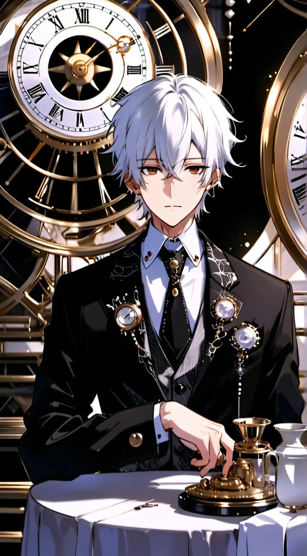 ai character: Chrono background