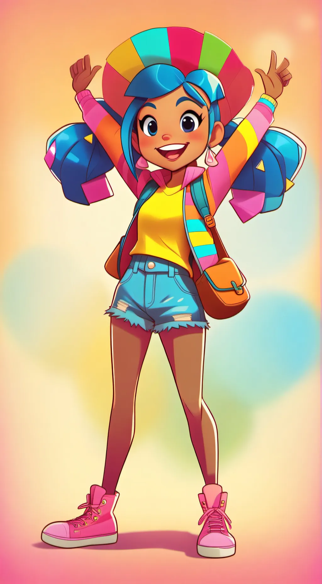 ai character: Yatta! background