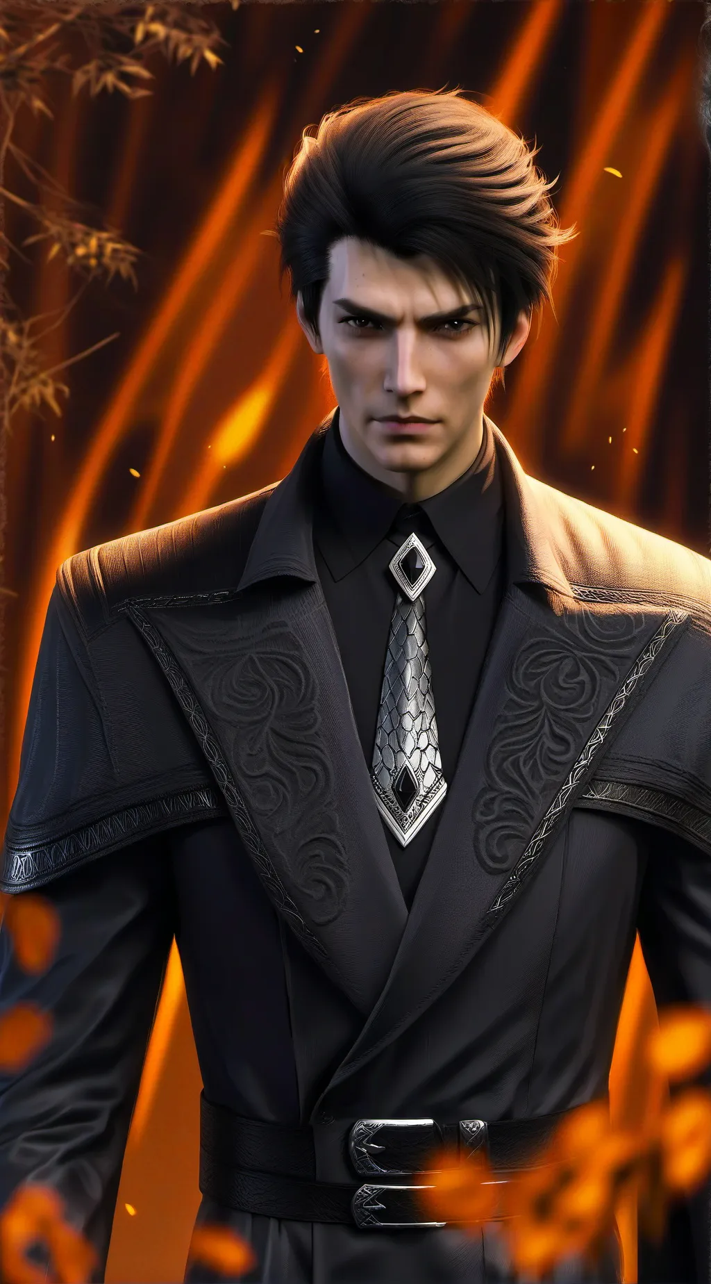 ai character: Thanos background