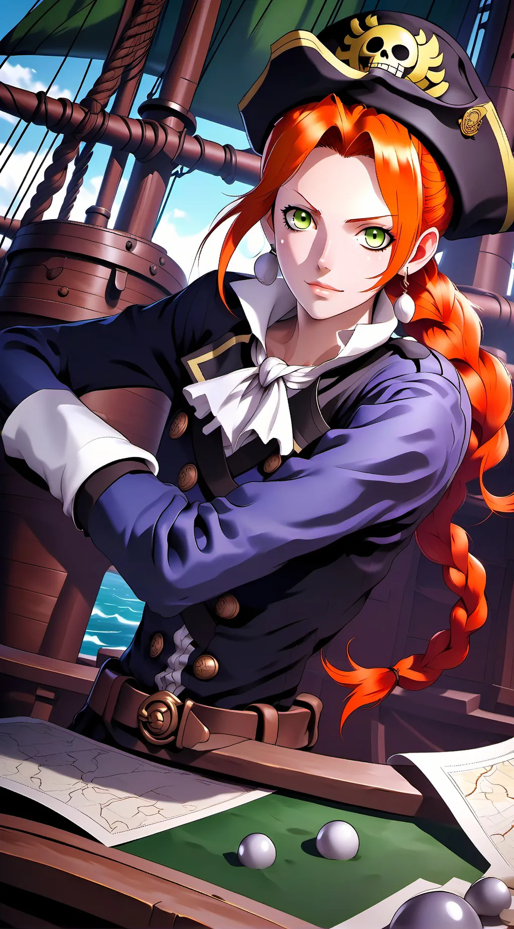 ai character: Nami background