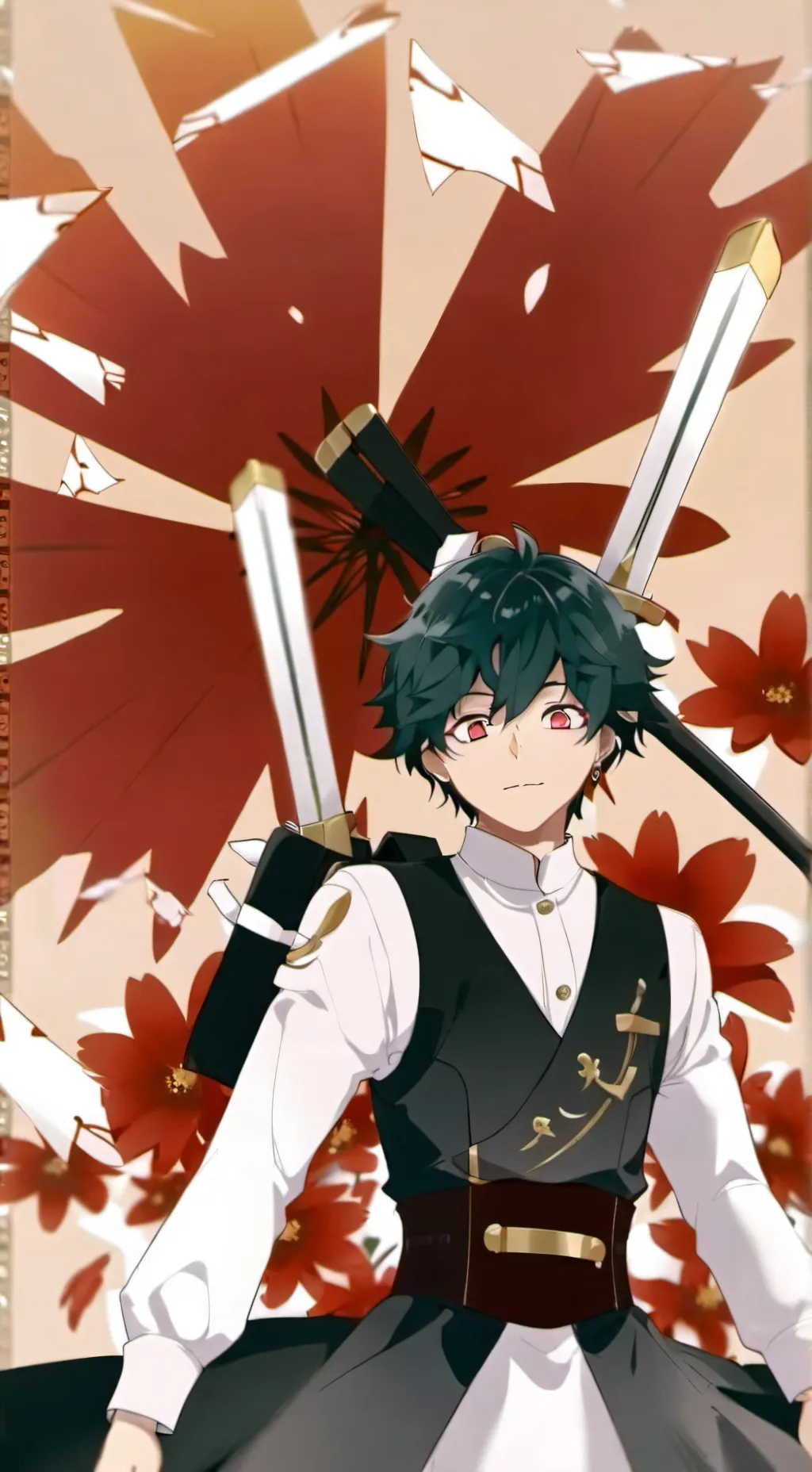 ai character: Villain deku background