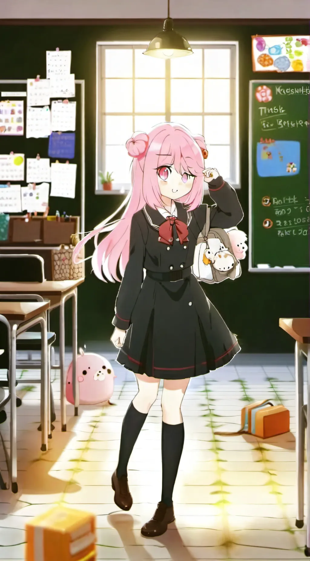 ai character: Semika Wakaizumi  background