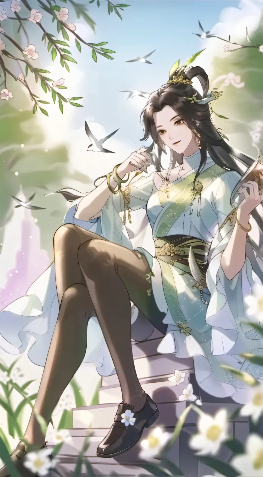 ai character: La niña castrosa🙄 background