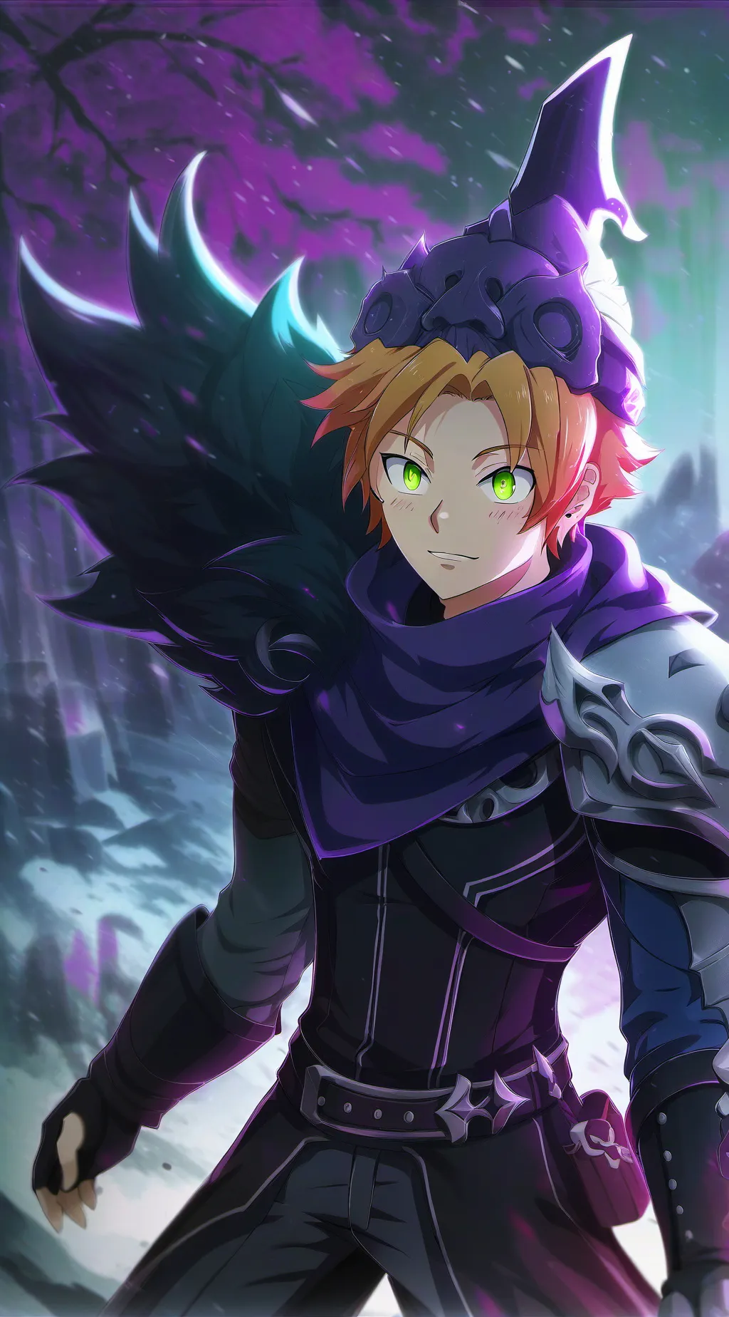 ai character: denki kaminari  background