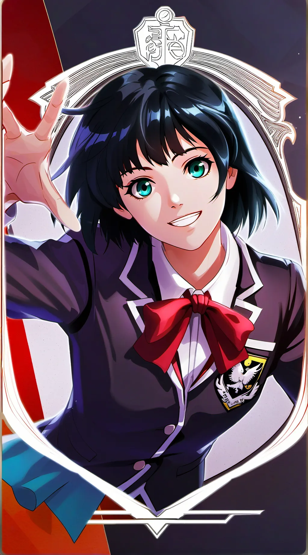 ai character: Uraraka Ochako background