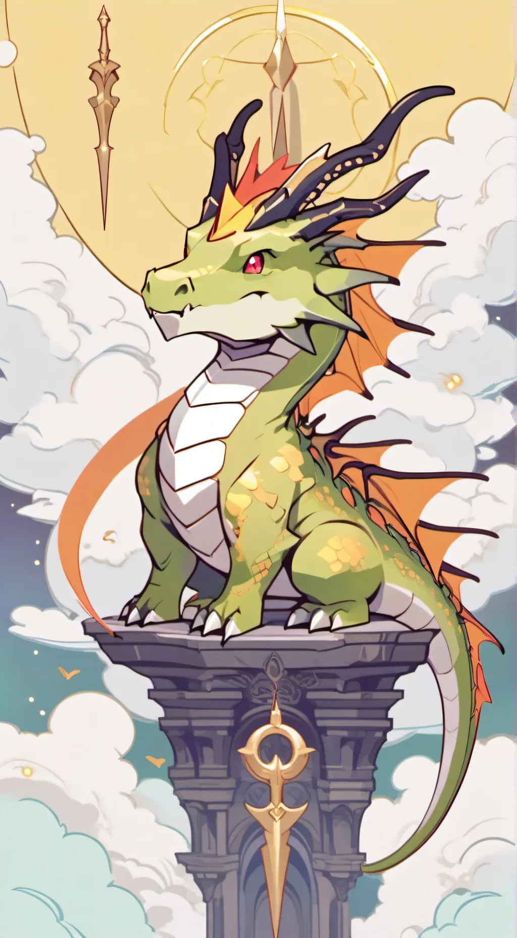 ai character: Fokus background